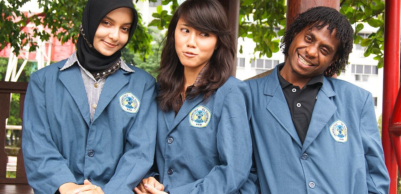 Group of college students