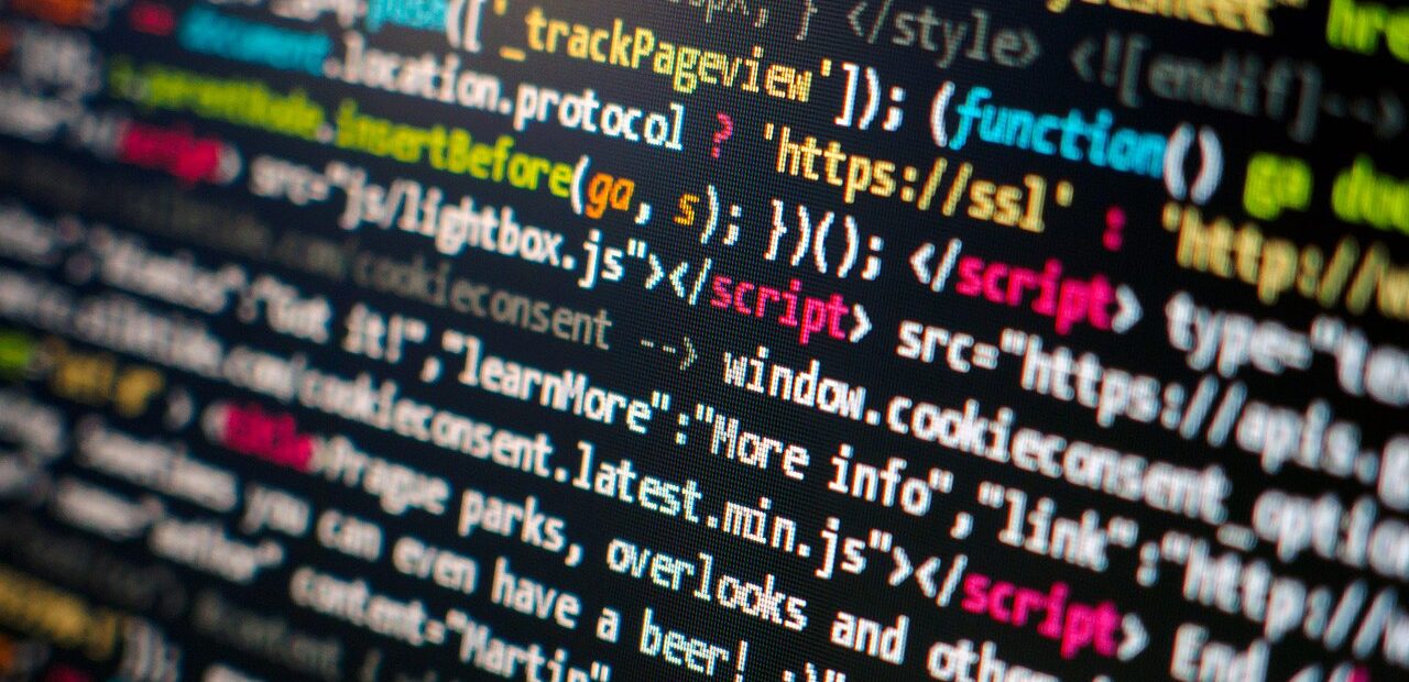 HTML and JavaScript code on a screen