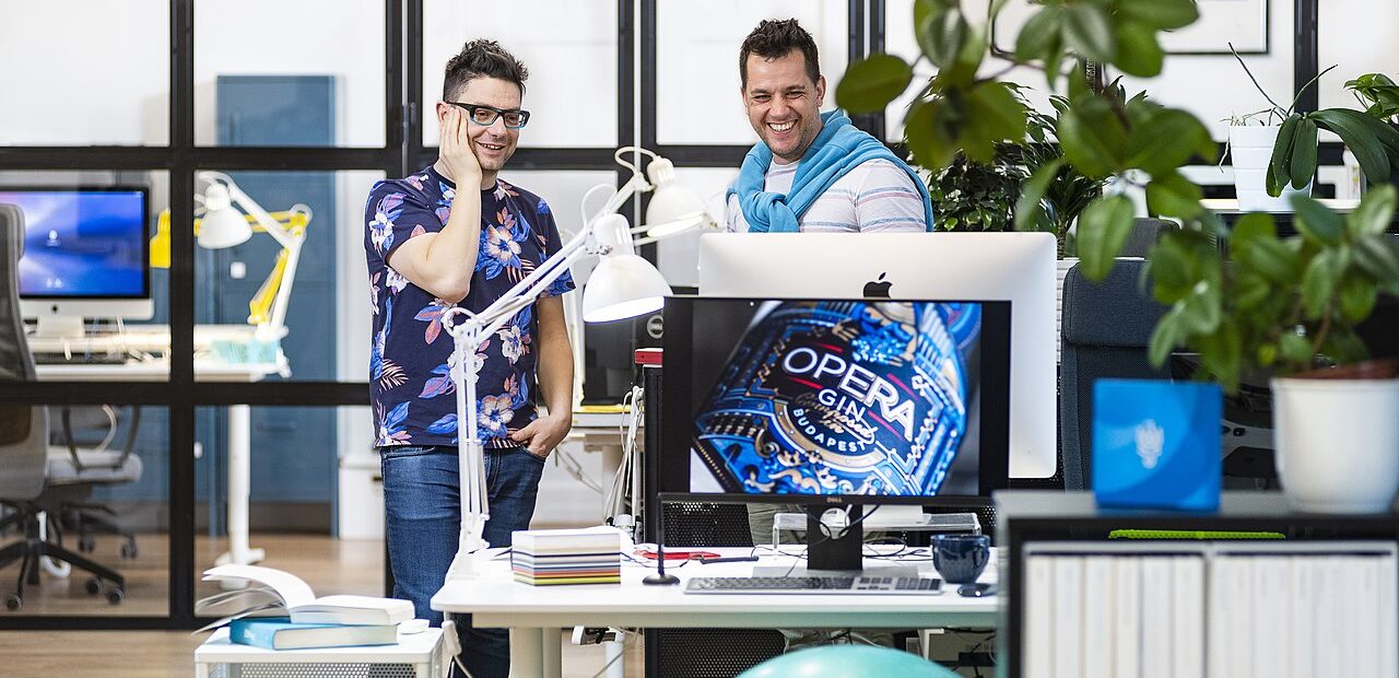 Designers working in a design studio