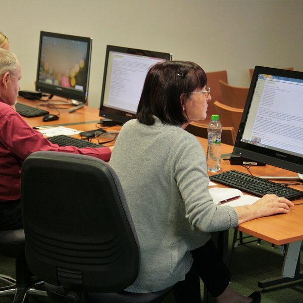 Adult learners in a computer course